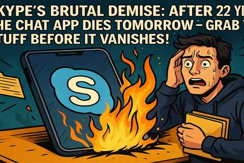 Skype's Brutal Demise: After 22 Years, the Chat App Dies TOMORROW – Grab Your Stuff Before It..