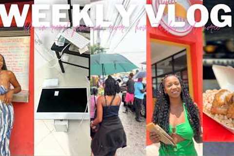 VLOG: my life is going downhill, living in Montego Bay, Broken imac, braid hairstyle, shopping& ..