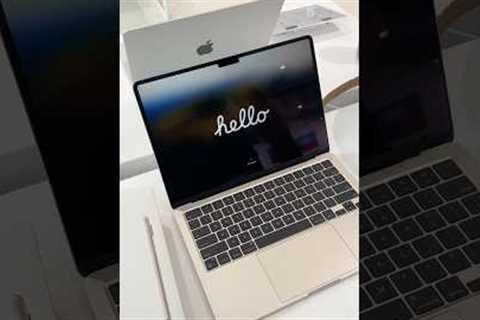Apple MacBook Air Unboxing #unboxing #apple #iphone #macbook #shortsvideo