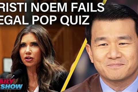 Kristi Noem Plots Citizenship Hunger Games & Kash Patel Drops Epstein News | The Daily Show
