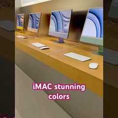 iMAC stunning new colors, yellow blue pink purple orange green silver