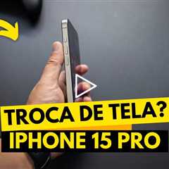 CHOCANTE! 💥 Veja o Estado do Meu iPhone 15 Pro Antes e Depois do Conserto!
