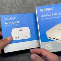 Unbox Orico SSD Enclosure Mac mini m4 Stand&SSD