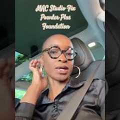 #1 Goes to MAC Pressed Powder !! Bald and beautiful! #studiofixplus #makeup #nc55 #beauty #baldhead