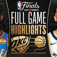 #1 THUNDER at #4 PACERS | NBA FINALS GAME 6 HIGHLIGHTS | June 19, 2025