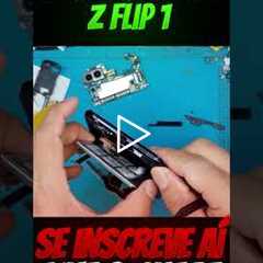 Z Flip 1 com a Tela Quebrada: Será Que Ainda Tem Salvação? Veja o Conserto Completo!