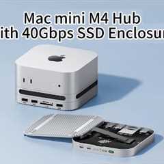 40Gbps Mac mini M4 Docking Station with USB4 SSD Enclosure