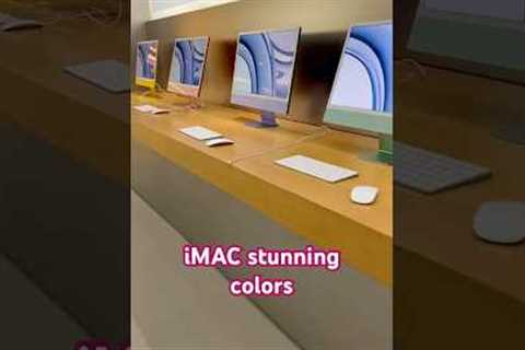 iMAC stunning new colors, yellow blue pink purple orange green silver
