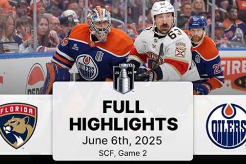 NHL Playoff Highlights | Panthers vs. Oilers | SCF Gm 2 | June 6, 2025