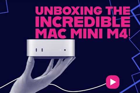 Unboxing the brand-new Mac M4 Mini! 🚀
