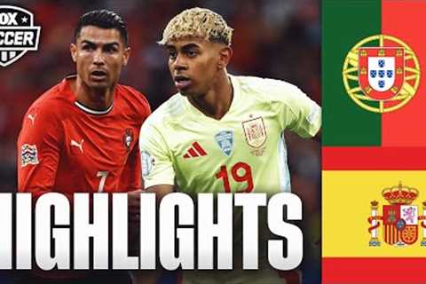 Portugal vs. Spain UEFA Nations League Finals Highlights | FOX Soccer