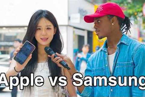 Which Smartphone Do Koreans Use The MOST Samsung vs Apple