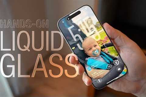 iOS 26 Liquid Glass Design Hands-On!