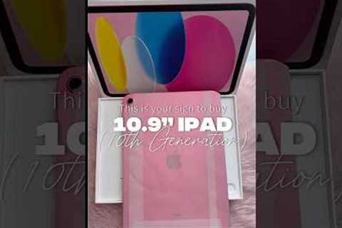 This is your sign to go buy that Pink Apple Ipad 10th Generation 🌸🌷🎀