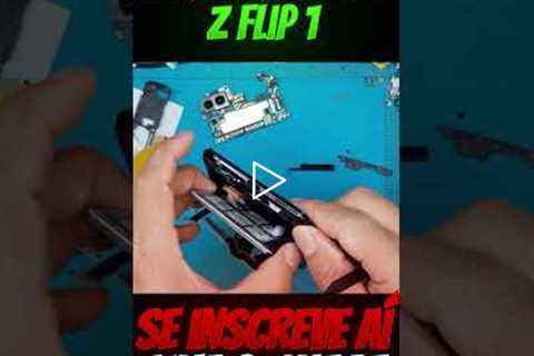 Z Flip 1 com a Tela Quebrada: Será Que Ainda Tem Salvação? Veja o Conserto Completo!
