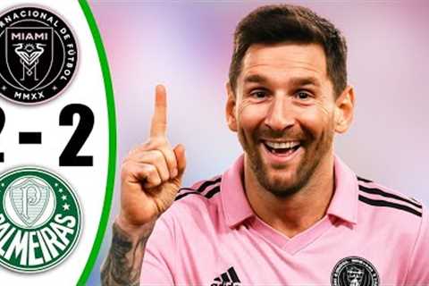 Messi Super Hat-Trick 💥 Inter Miami vs Palmeiras 6-3- All Goals & Highlights - Club World Cup..