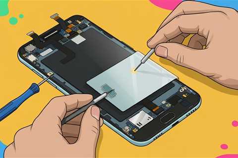 Replacing the screen of a popular budget gaming phone