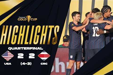 United States 2-2 Costa Rica | Gold Cup 2025 | Quarterfinals