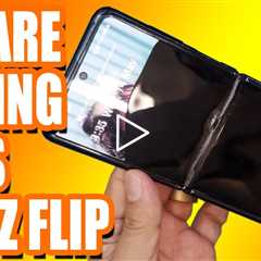 WE GOT THE ORIGINAL FOLDABLE! Samsung Galaxy Z Flip Screen Replacement | Sydney CBD Repair Centre
