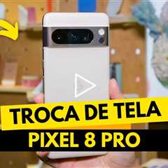 😭 Google Pixel 8 Pro com a TELA ESTOURADA! O Conserto Ficou PERFEITO!