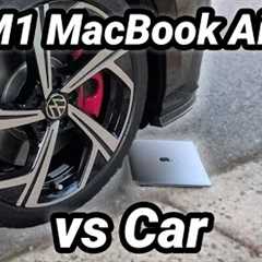 MacBook Air vs Car (Destruction)