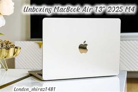 Unboxing MacBook Air 13M4 Silver colour 2025 #macbook#apple#unboxing #macbookair2025 #laptop#silver