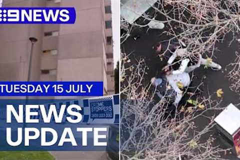 Man dies whilst in custody; Stabbing Chaos outside shopping centre | 9 News Australia