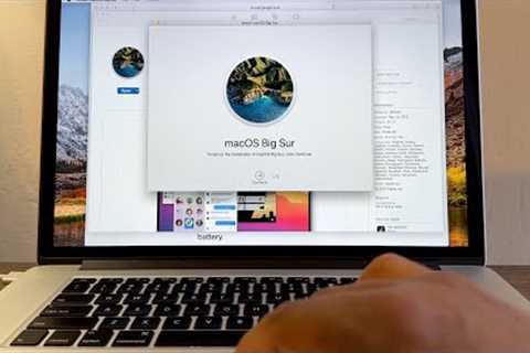 Update macOS on your OLD MacBook Pro laptop from High Sierra to Big Sur FREE
