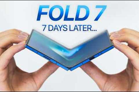 Samsung Galaxy Z Fold 7 Review: 1 Week Later - ALMOST Perfect!