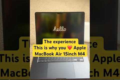 Do you love Apple? MacBook Air 15Inch M4 #Mac #Laptop #unboxing #Gadgets #Love #Geek #MacOS #Chennai