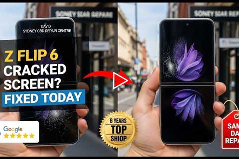 Best Cracked Galaxy Z Flip 6 Screen Replacement in Sydney