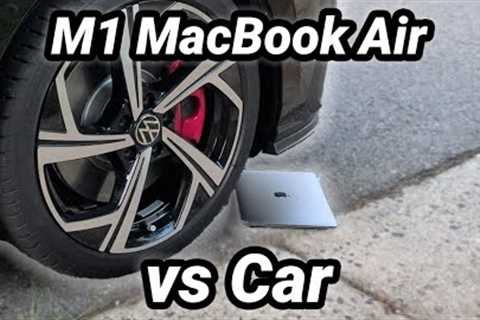 MacBook Air vs Car (Destruction)