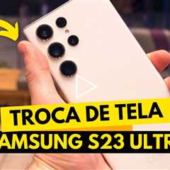 😱 Doeu Só de Ver! Galaxy S23 Ultra com Tela Quebrada — Veja o Resultado do Conserto!
