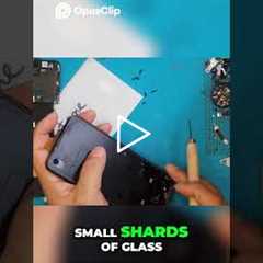 Display Housing Prep: Removing Glass Shards & Burrs [ASUS ZENFONE 10] | Sydney CBD Repair