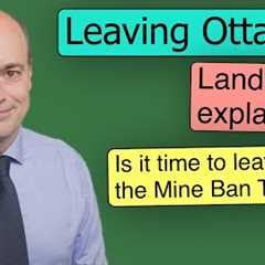 The land mine treaty is a problem