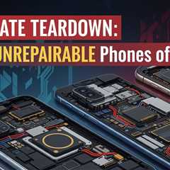 ULTIMATE TEARDOWN: Most UNREPAIRABLE Phones of 2025?