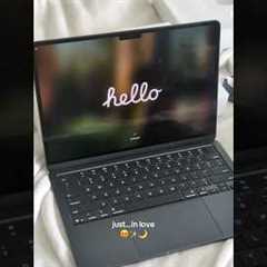 ASMR MacBook Air M4 Midnight Unboxing ✨🌚 | No Talking Apple Experience