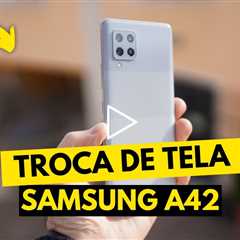 😱 Samsung Galaxy A42 5G com a TELA ESTOURADA! Veja o Conserto Incrível!