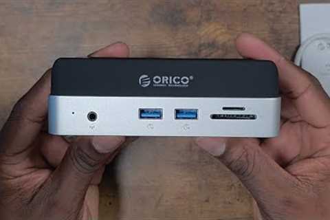 ORICO MiniDock Mac mini M4 Dock and Stand with M.2 SSD Enclosure