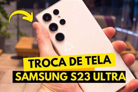 😱 Doeu Só de Ver! Galaxy S23 Ultra com Tela Quebrada — Veja o Resultado do Conserto!