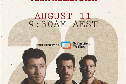 Jonas Brothers’ ‘JONAS20’ Tour to Stream Live on Samsung TV Plus