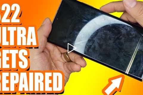 NOT THAT BAD BUT STILL FIXED! Samsung Galaxy S22 Ultra Screen Replacement | Sydney CBD Repair Centre