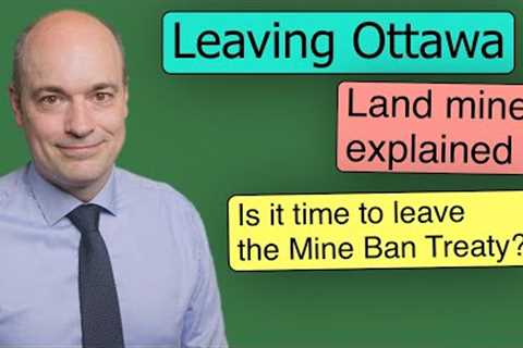 The land mine treaty is a problem