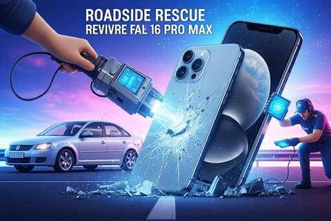 Roadside Rescue: Reviving a Smashed iPhone 16 Pro Max