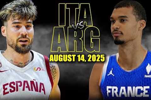 France vs Spain Full Game Highlights - August 14, 2025 | Eurobasket 2025