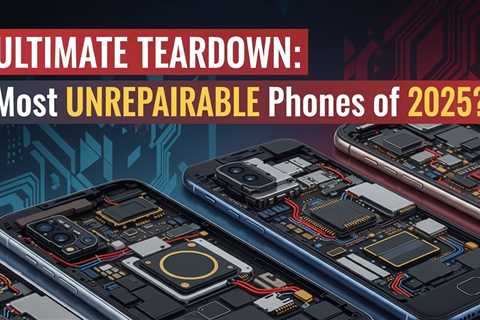 ULTIMATE TEARDOWN: Most UNREPAIRABLE Phones of 2025?