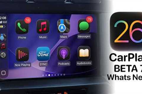 iOS 26 BETA 7 - New Apple CarPlay Features & Changes