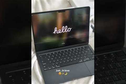 ASMR MacBook Air M4 Midnight Unboxing ✨🌚 | No Talking Apple Experience