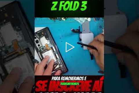 💥 Galaxy Z Fold 3 com a TELA DESTRUÍDA! Veja o Conserto Surpreendente da Tela Dobrável!