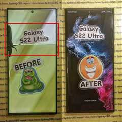 Cracked S22 Ultra: Original vs. Aftermarket Screen Showdown!